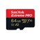 سانديسك إكستريم برو بطاقة ذاكرة مايكرو اس دي 64 جيجابايت 