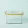 Royalford 460 ml Square Airtight Container With A Lid-Rf11257 Plastic Container With A Silicone Sealing Ring Fitted Lid Transparent Storage Container, Yellow