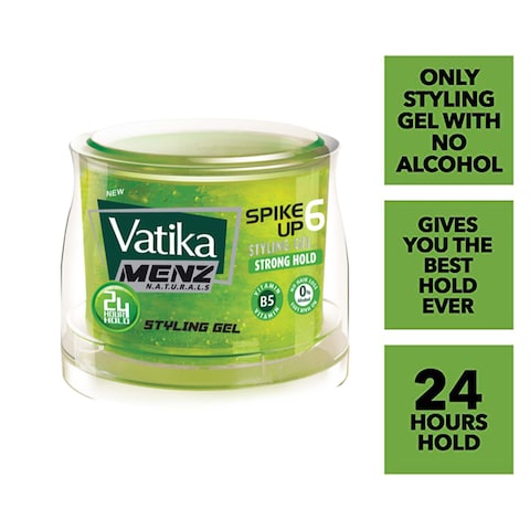 Vatika Naturals Spike Up Strong Hold Hair Styling Gel - 250ml