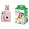 Fujifilm Instax Mini11 Instant Camera with Film Pack of 10 Blush Pink
