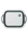 Generic Multi-Function 3-In-1 Foldable Collapsible Cutting Board Grey/White 40X30X25cm