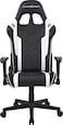 Dxracer P Series Gaming Chair, Premium Pvc Leather Racing Style Office Computer Seat Recliner With Ergonomic Headrest And Lumbar Support-Black And White (Electronic Games)