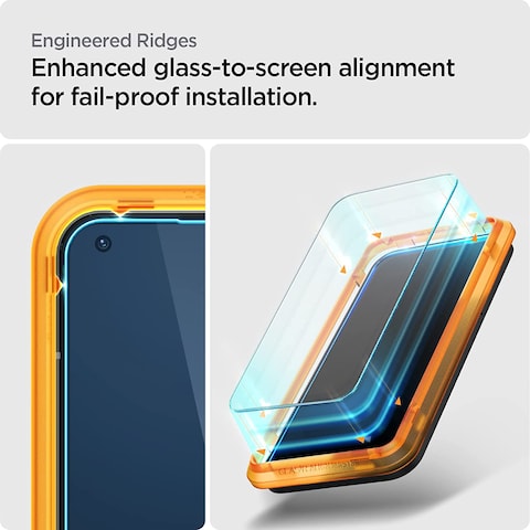 Spigen GLAStR Align Master designed for Nothing Phone (1) Screen Protector Premium Tempered Glass - [Case Friendly - 2 PACK]