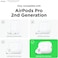 Elago Clear Hang Designed For Airpods Pro 2 2nd Gen (2022) Case Cover With Carabiner - Neon Yellow