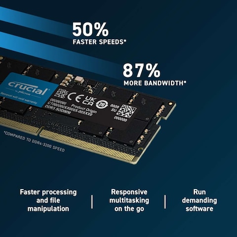 Crucial 32GB DDR5-4800 SODIMM