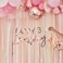 Ginger Ray Happy Birthday Bunting with Numbers- Rose Gold