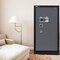 Rubik Safe Box X-Large Capacity, Triple Security Lock, Floor Standing with Wheels, Fire Resistant Coat, for Home Office (Size 120x60x49cm) Black/Grey