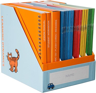 Learning Dynamics 4 Weeks To Read, Reading System For 7 Years Old Kindergartners Build Confidence With Their Own Personal Library, Includes 50 Books, Teaching Manual, Activities And Workbooks