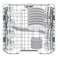 Ariston Built In Fully Integrated Dishwasher, LIC3C26WF, 14 Place Settings, Plastic, White