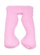 Generic U-Shaped Maternity Pillow Cotton Pink 120X80cm