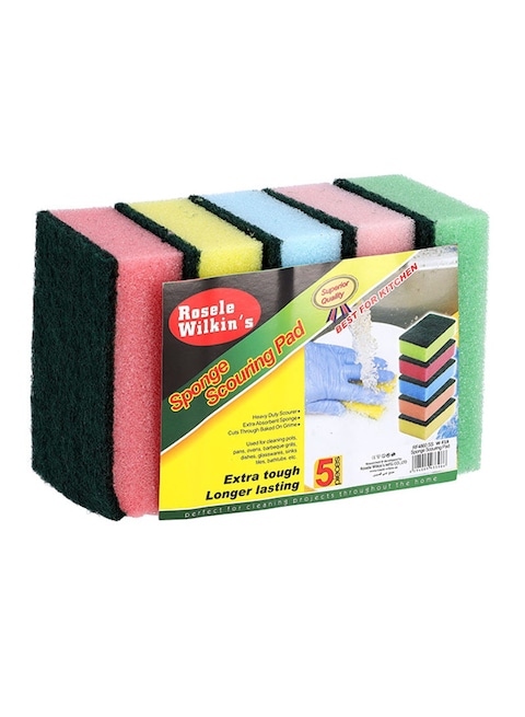 Buy Royalford Wilkins Sponge Scrubber Assorted in UAE