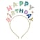Happy Birthday Glitter Headband