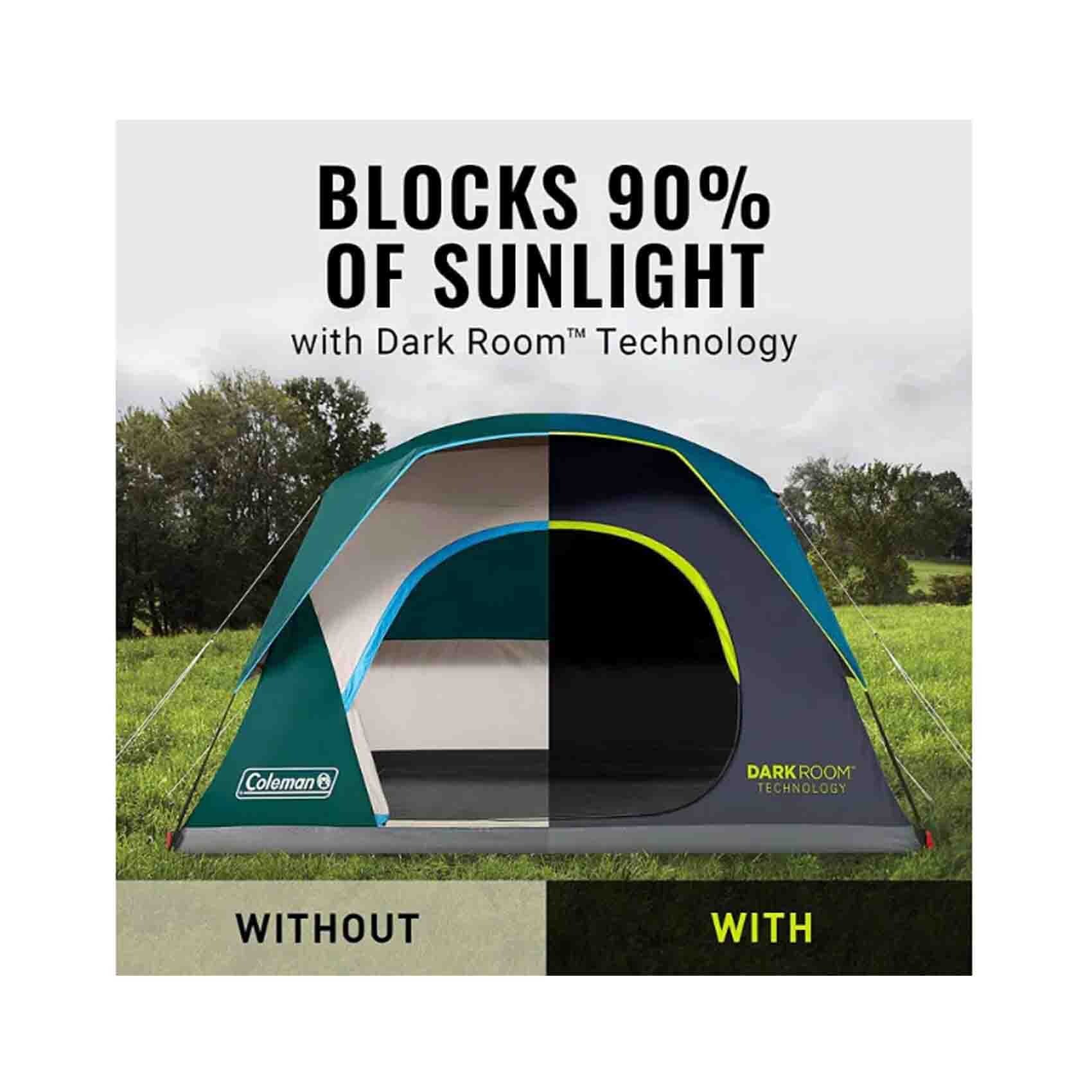 Coleman dark room tent best sale