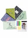 Lowha Set Of 5 Spiral Notebooks For School, 60 Sheets With Hard Paper Covers For Arabic, English, Mathematics With A Set Of School Supplies