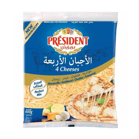 بريزيدن موزاريلا أربع نكهات 400 جرام