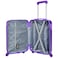 Senator Hard Case Cabin Suitcase Luggage Trolley For Unisex ABS Lightweight Travel Bag with 4 Spinner Wheels KH1065 Highlight Purple