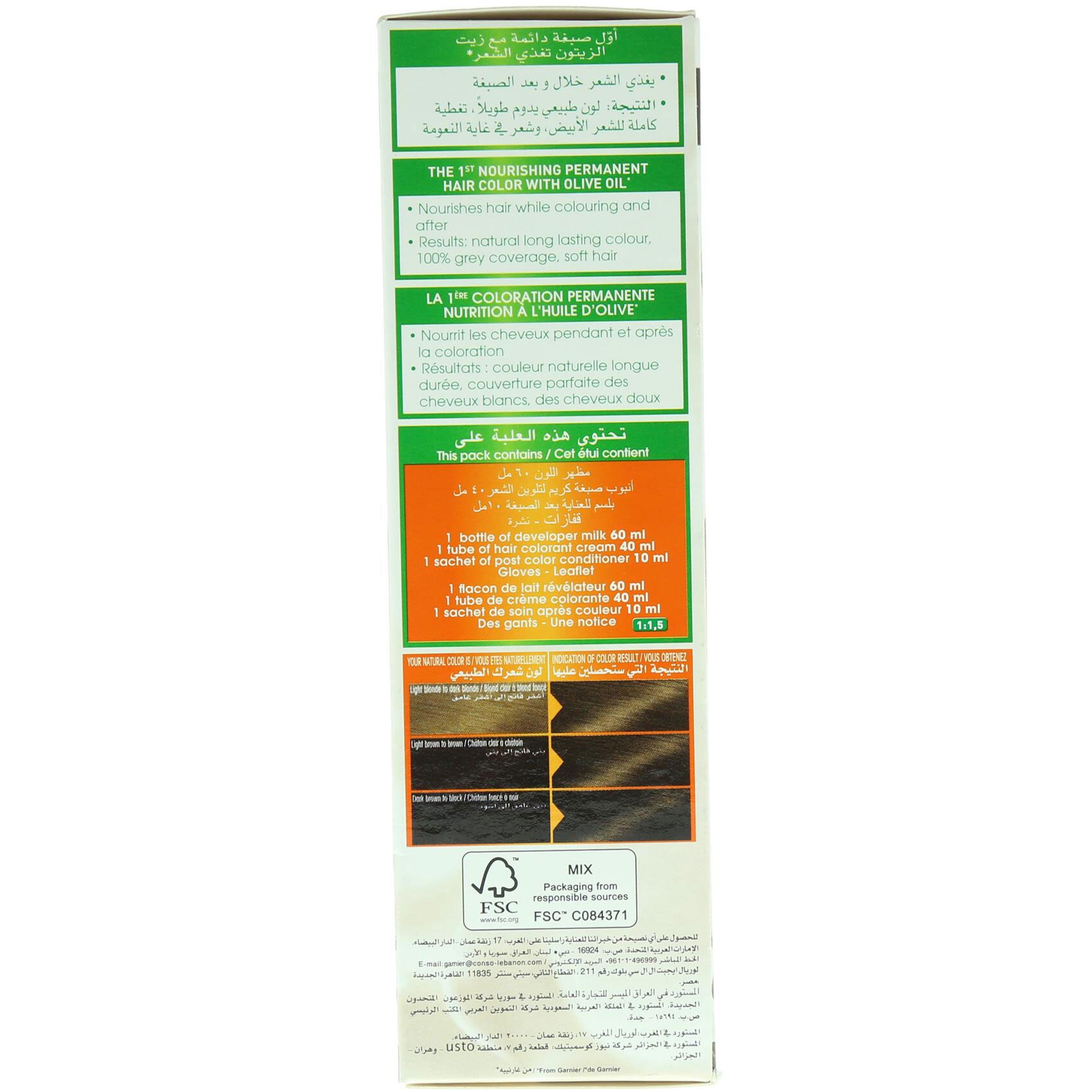 Garnier Hair Color Natural Dark Ash Blonde No.6.1 product thumbnail 2