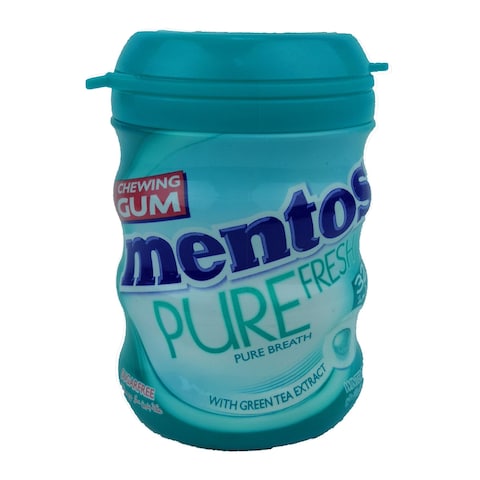 Mentos Pure Wintergreen Gum - 32 Pieces