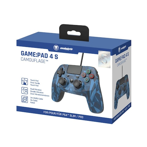 Snakebyte Wired Controller For PlayStation 4 Multicolour