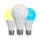 Nanoleaf Essentials - Matter - E27 Smart A60 Bulb - 800LM - White - 2700K-6500K - 220V-240V - 3 Pack