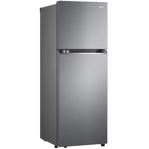 LG 315L New Smart Inverter Refrigerator Top Freezer Door Cooling + Multi Air Flow Smart Diagnosis, Dark Graphite Steel, GN-B432PQGB