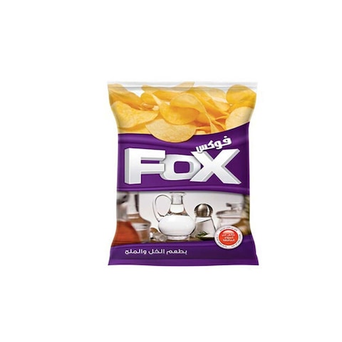 Fox Potato Chips Vinegar and Salt - 24 gram