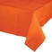 Creative Converting- Touch Of Color Sunkissed Orange Plastic Lined Tablecover 54< >Orange< >