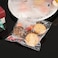 Homarket&reg; Christmas Cellophane Bags 100 Pcs Clear Resealable Snowflake Sealed Plastic Package Cellophane Bags with Adhesive Closure for Bakery Cookie Candies Dessert Poly Bags（GC2622A）