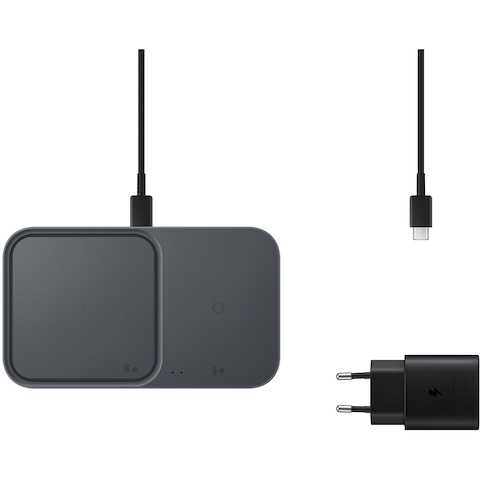 Samsung Duo Super Fast Wireless Charger Pad 15W EP-P5400TBEGGB Black