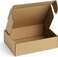 Lavish Premium Quality Brown Gift Carton Boxes., 30 X 20 X 10 cm, For Festival Gift, Wedding, Christmas Birthday [50-Units]