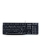 Logitech K120 Wired Keyboard - Arabic/English Black