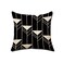 Rishahome Geometry Printed Cushion Cover, 45x45 cm