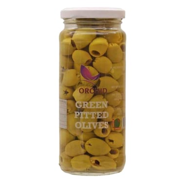 Golden Orchid Green Pitted Olives 340g
