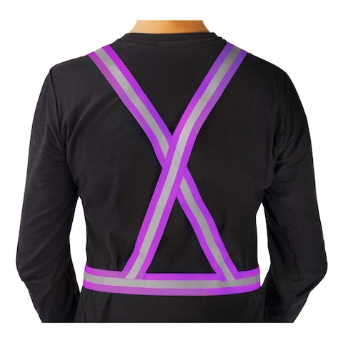 Spartan Reflective Vest Purple