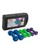 YORK FITNESS 3-Pair Fit Bell Dumbbell Set With Case - 10 kg
