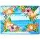 Luau Decore Sunset Stripes Tray 10in X 14in 1 pc