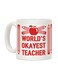 muGGyz Printed Ceramic Coffee Mug White