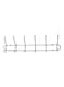 Almufarrej 6 Hook Wall Hanger Silver 42cm