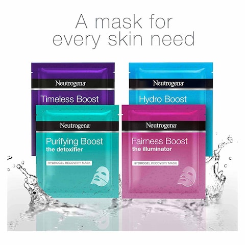 Neutrogena Face Mask Sheet - The Detoxifier - Purifying Boost Hydrogel Recovery - 1 Sheet Mask