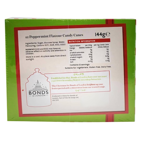 Bonds Mint Candy Canes 144G
