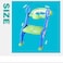 Eazy Kids Step Stool Foldable Potty Trainer Seat- Green