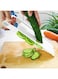Generic 5-Piece Multifunctional Vegetable Cutter Kitchen Slicer Tools Green/White 28X10.8Cm