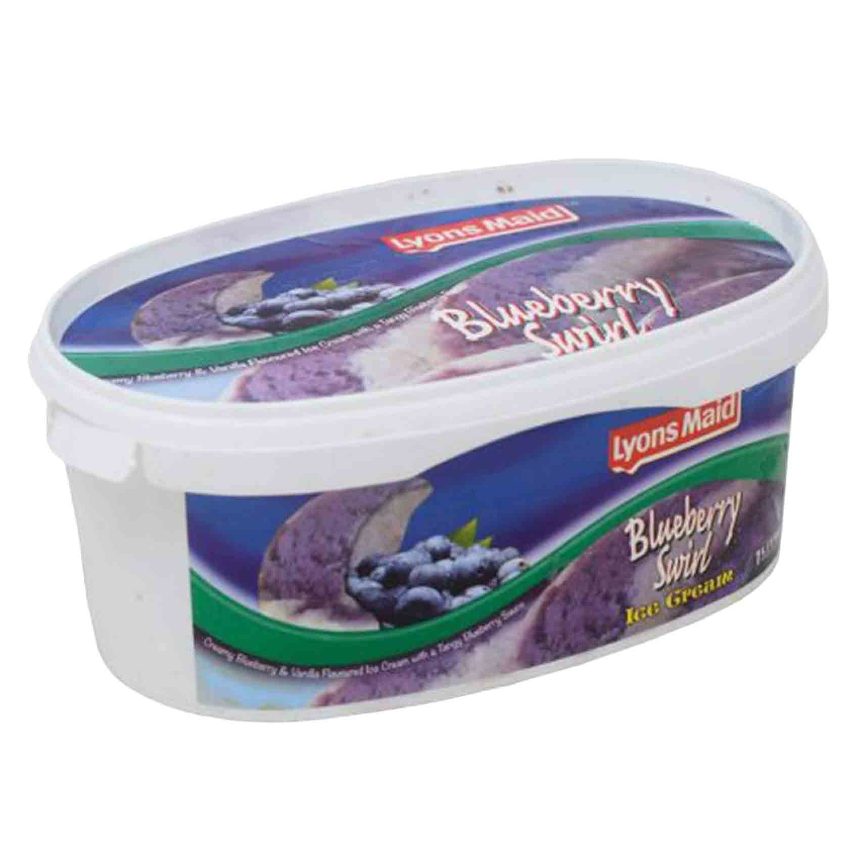 Lyons Maid Blueberry Swirl Ice Cream 1L