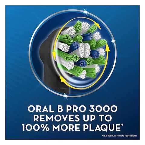 Oral-B Pro 3 3000 Electric Toothbrush With Travel Bag Black
