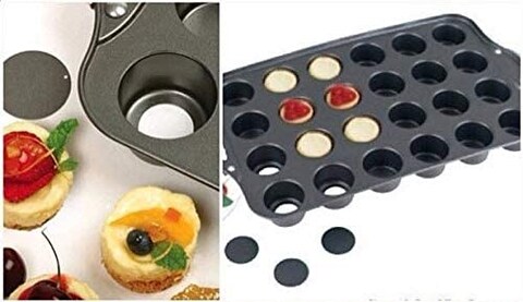 LIYING Nonstick Deluxe 24 Mini Cheesecake Pan