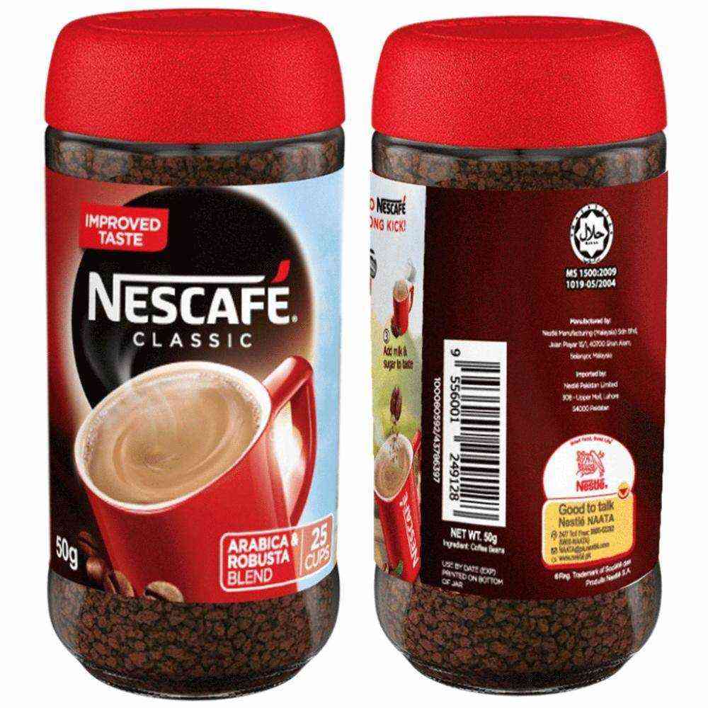Nescafe Classic Coffee Jar 50 gr