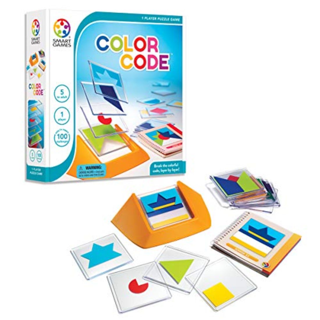 Buy Smartgames Color Code Cognitive Skill-Building Puzzle Game ...