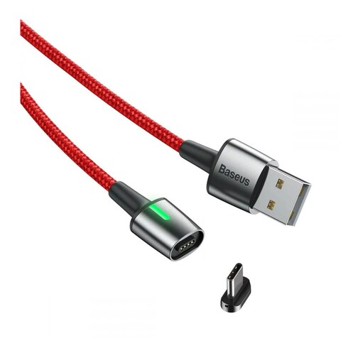 Baseus CATXC-B09 Zinc Magnetic USB-C Cable 2A - 2 Meters - Red