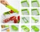 Generic Vegetable Fruit Peeler Dicer Cutter Chopper, Green, W 30.6 X H 14.2 X D 12.2 Cm
