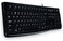 Logitech K120 Wired Business Keyboard For Windows Or Linux, USB Plug-And-Play, Full-Size, Spill Resistant, Curved Space Bar, Pc / Laptop, English/Arabic Layout - Black